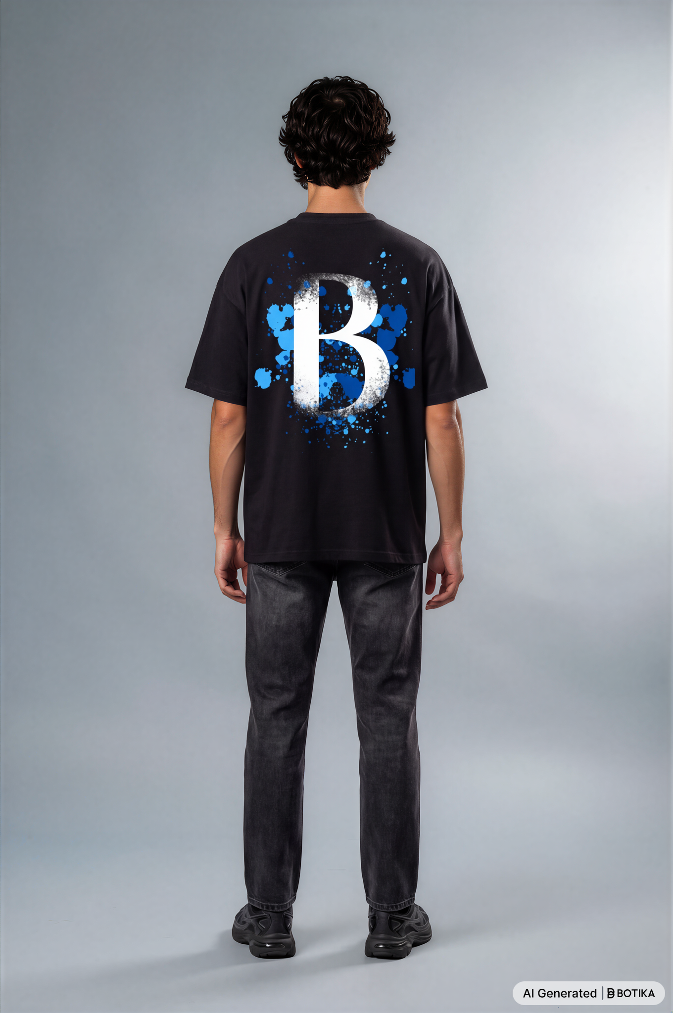 Basan Majestic B (Blue) T-Shirt - Basanstreetwear
