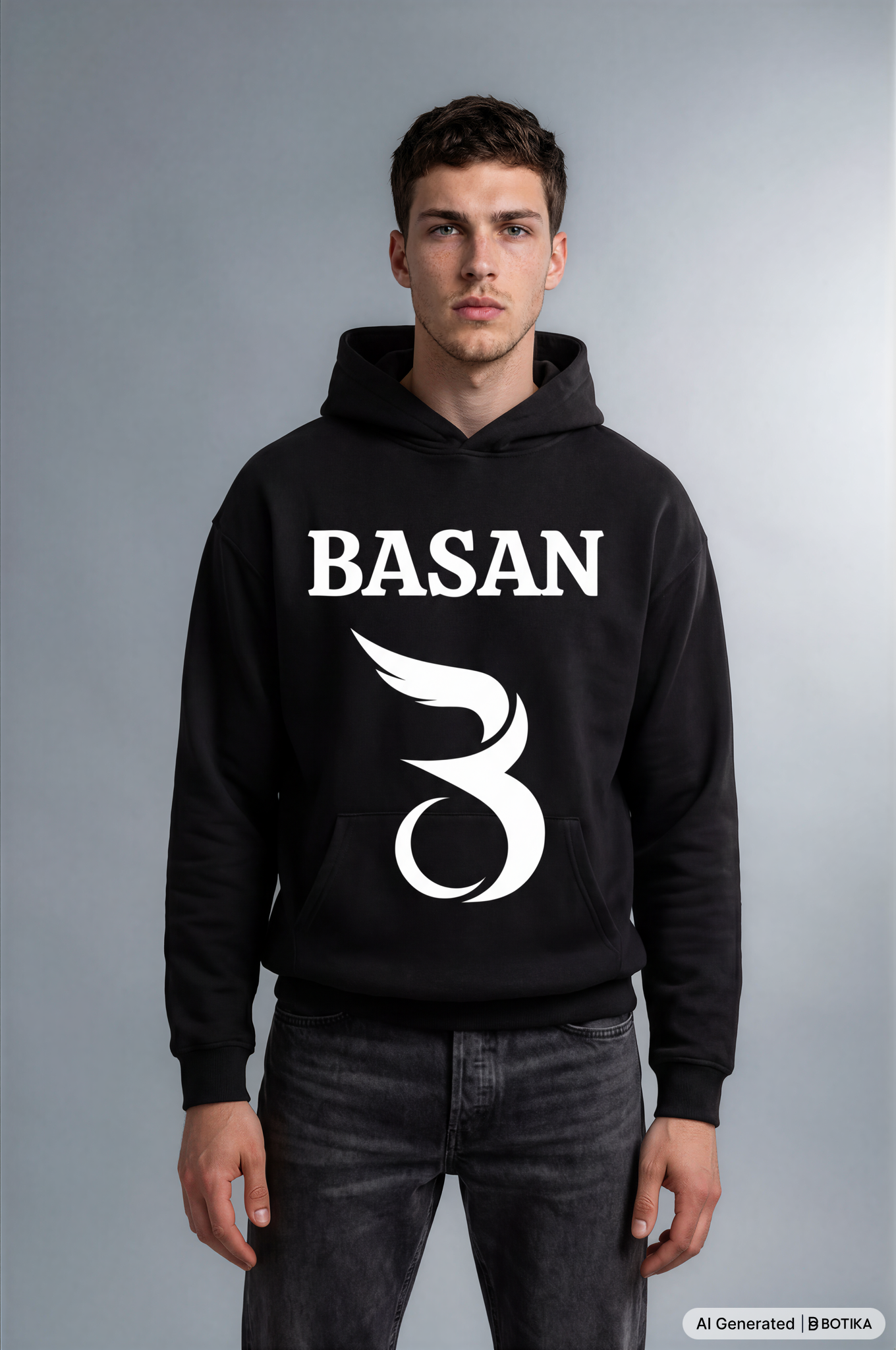 Basan Monogramm Hoodie - Basanstreetwear