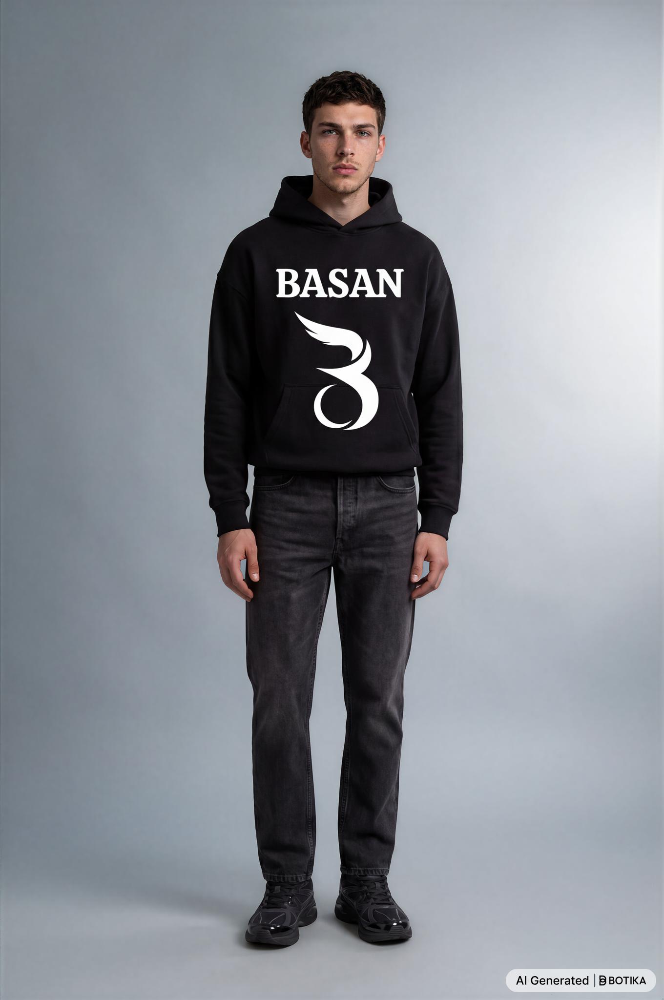 Basan Monogramm Hoodie - Basanstreetwear