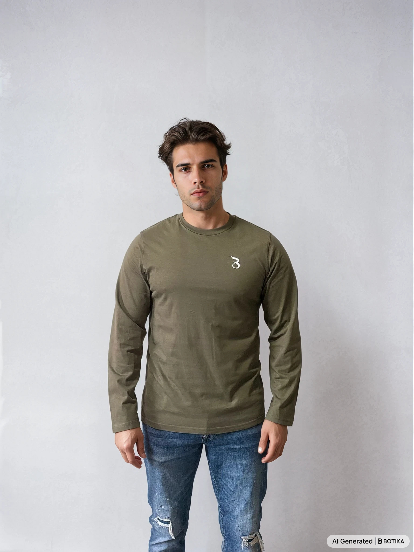 Basan Longsleeve Khaki - Basanstreetwear
