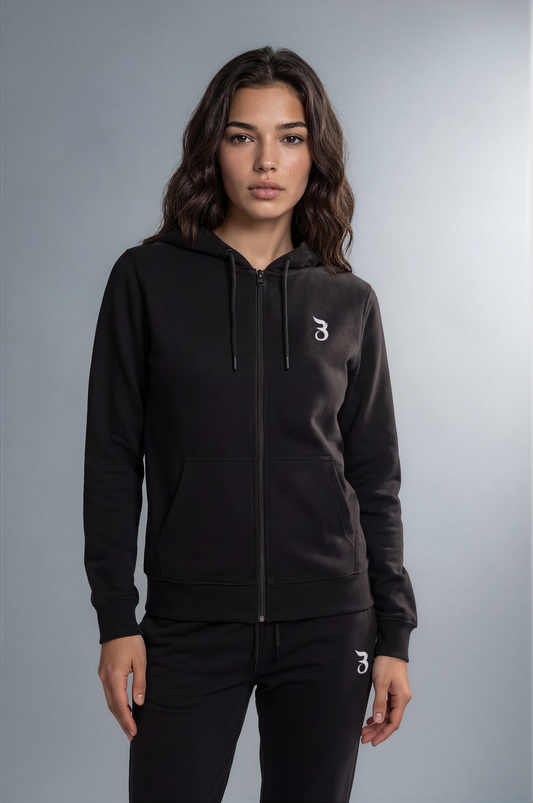 Basan Black Zipper