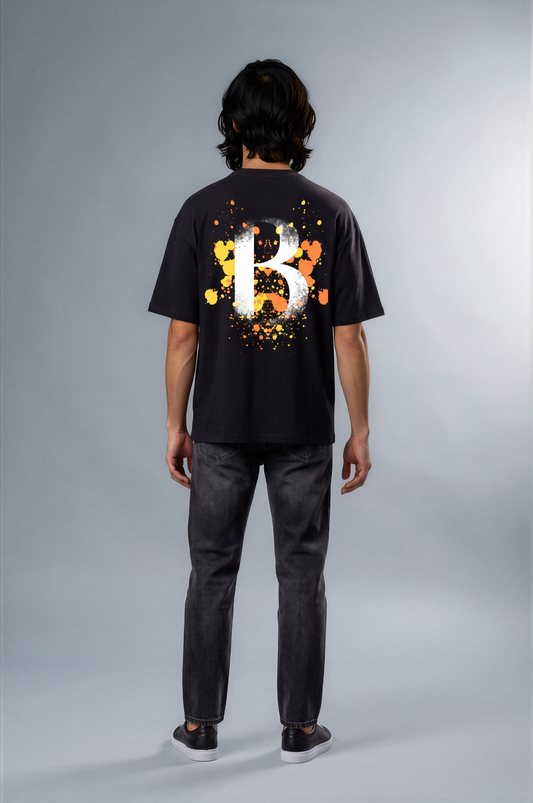 Basan Majestic B (Orange&Yellow) T-Shirt - Basanstreetwear