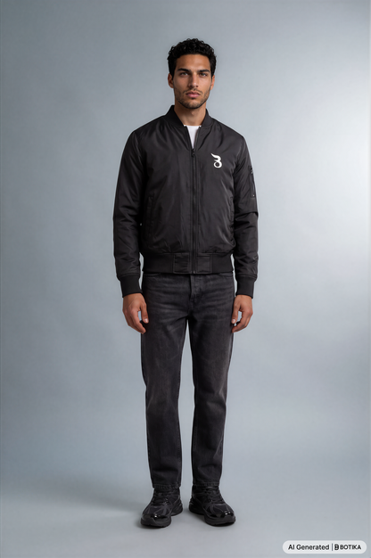 Basan Bomberjacke Black - Basanstreetwear