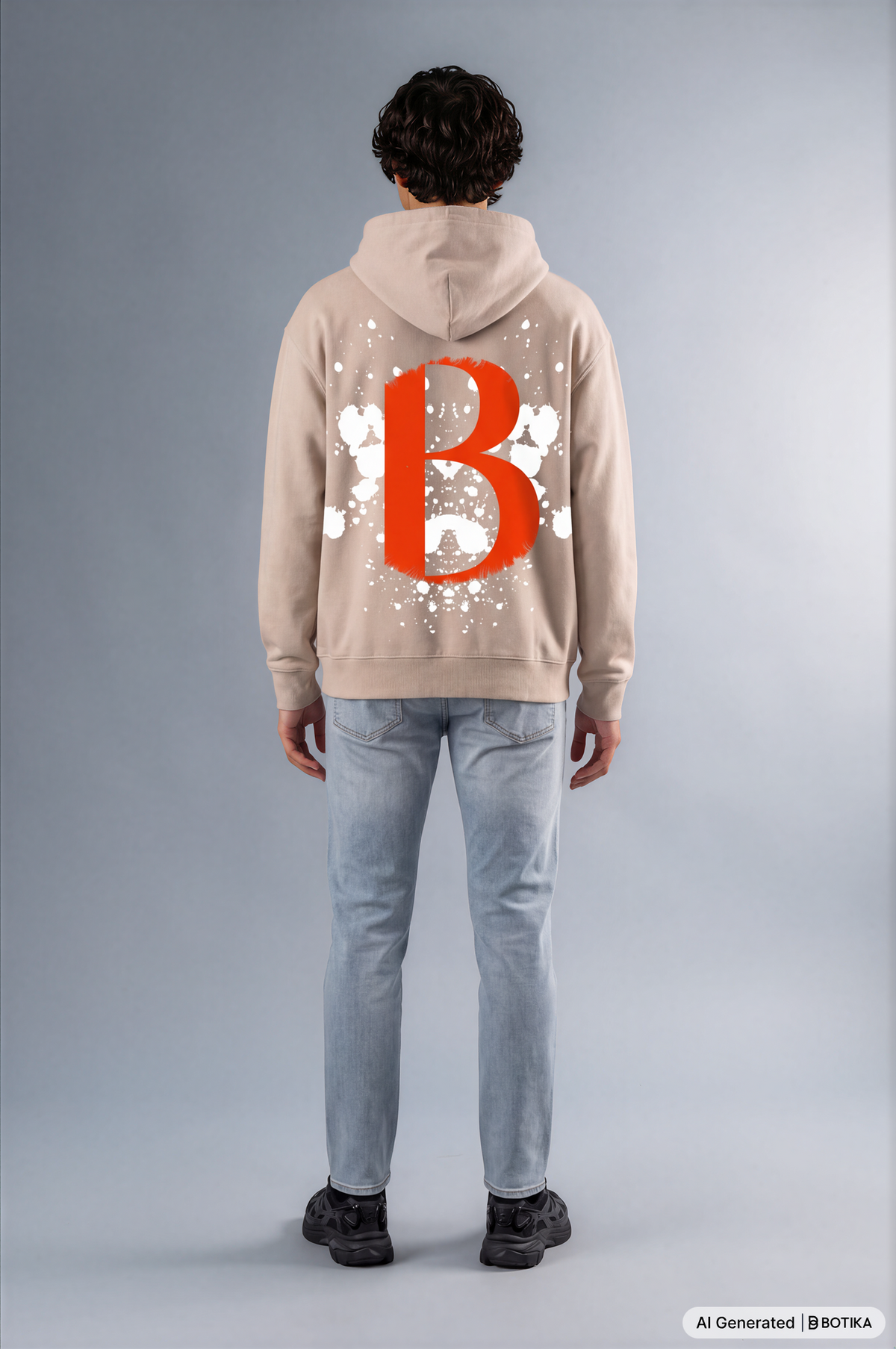 Basan Majestic Red Hoodie (Dessert dust ) - Basanstreetwear