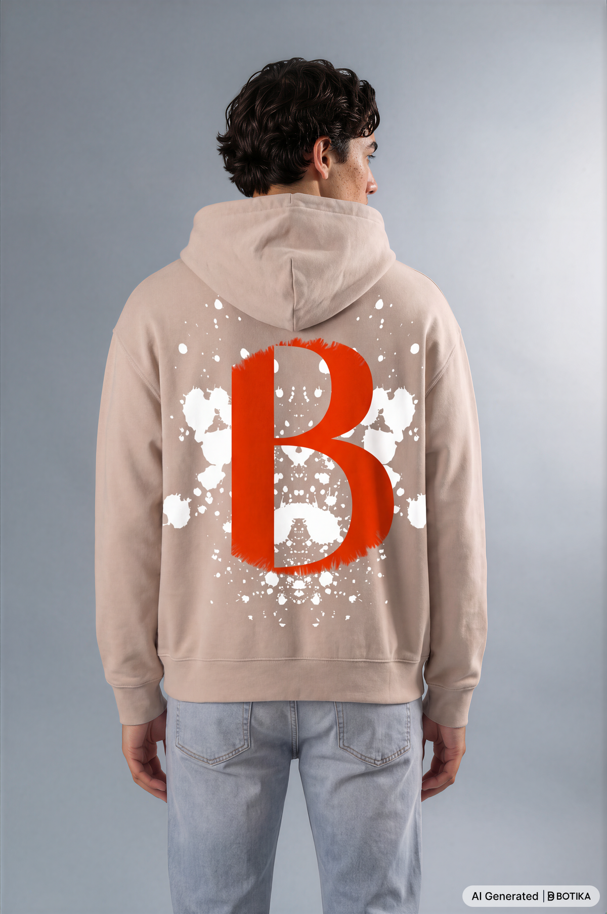 Basan Majestic Red Hoodie (Dessert dust ) - Basanstreetwear