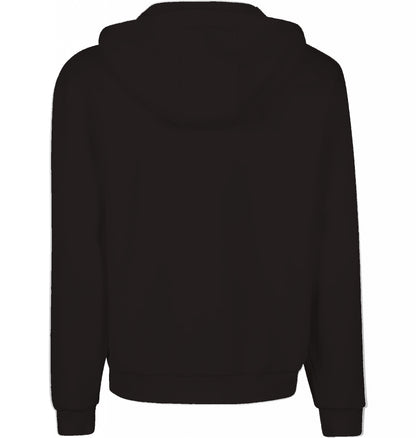 Fluffy Zip Hoodie Black - Basanstreetwear