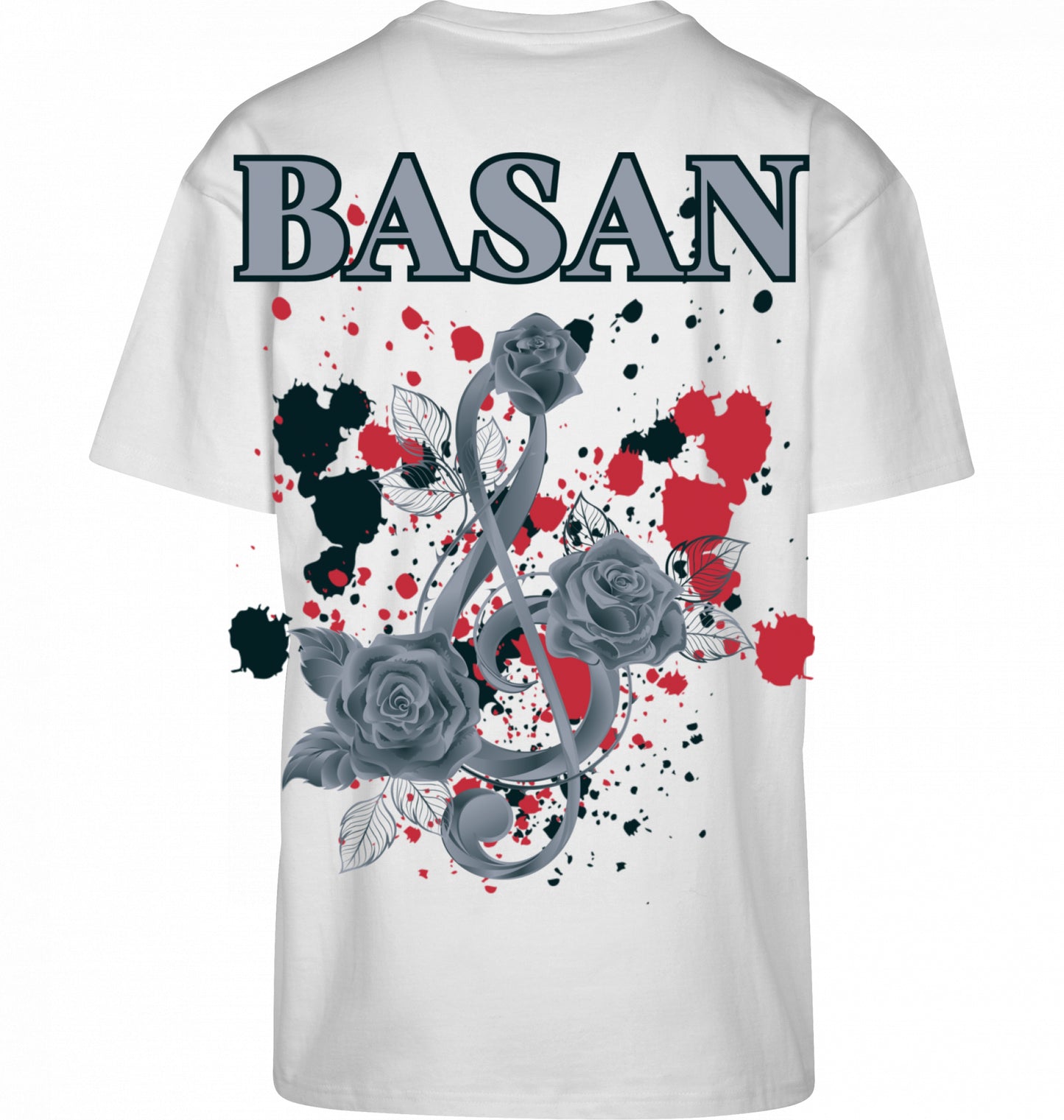 Basan Grey Note Overshirt - Basanstreetwear